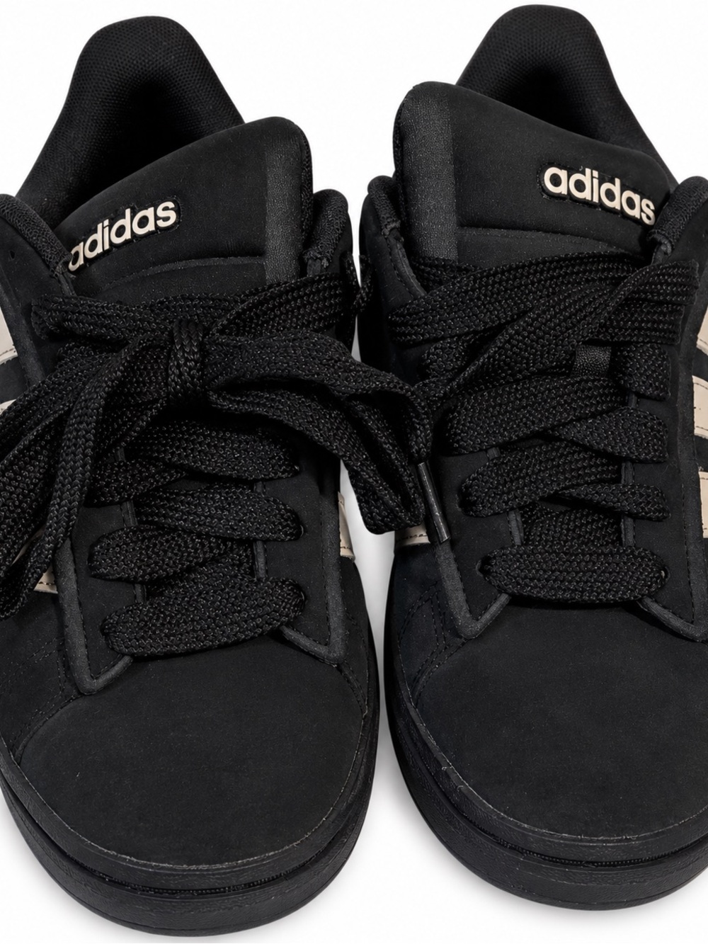 adidas Black Sneakers with grey Stripes - Picture 2 of 2
